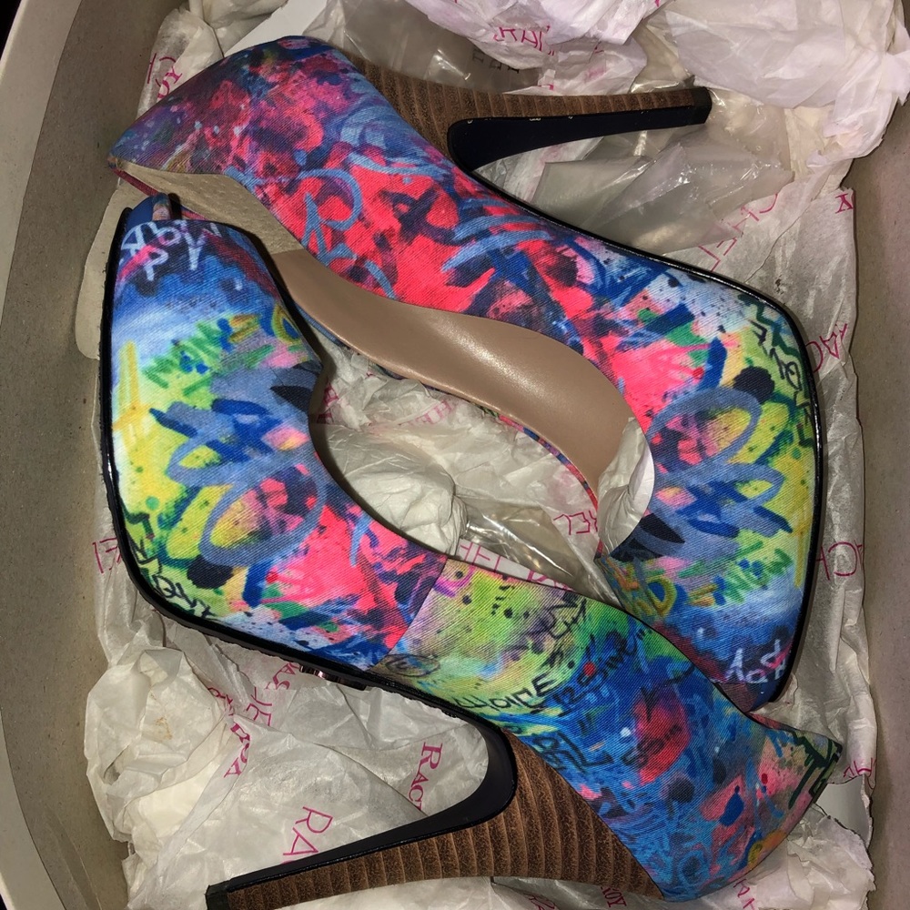 Rachel Roy Graffiti heels